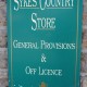 Sykes House - country store sign